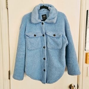 SkyBlue Sherpa Jacket